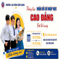 BẮT LẤY CƠ HỘI! KGC NHẬN HỒ SƠ NHẬP HỌC ĐỢT BỔ SUNG!
