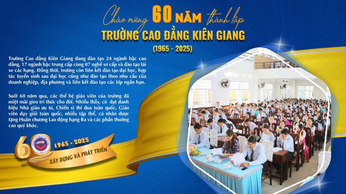 60 NĂM VỮNG VÀNG CHẤT LƯỢNG ĐÀO TẠO – NÂNG TẦM ĐỘI NGŨ NHÀ GIÁO
