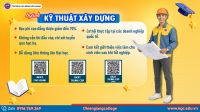 NGÀNH KỸ THUẬT XÂY DỰNG – LỰA CHỌN BỀN VỮNG CHO HÀNH TRÌNH LẬP NGHIỆP