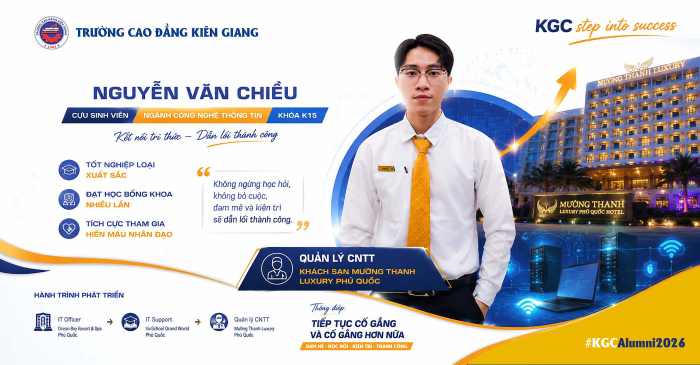 OUTSTANDING ALUMNUS NGUYỄN VĂN CHIỀU: A RELENTLESS JOURNEY TO SUCCESS