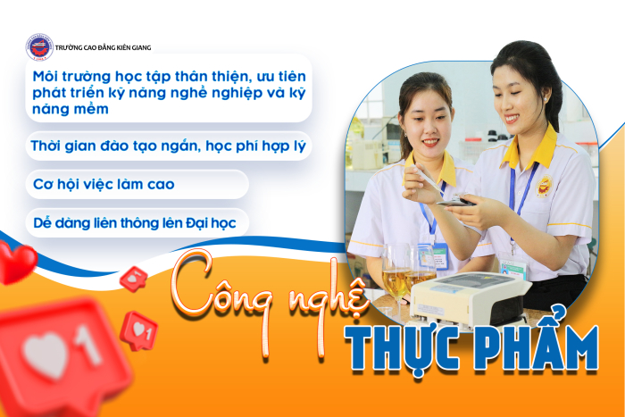 CHỌN C&Ocirc;NG NGHỆ THỰC PHẨM &ndash; NẮM BẮT CƠ HỘI VIỆC L&Agrave;M RỘNG MỞ