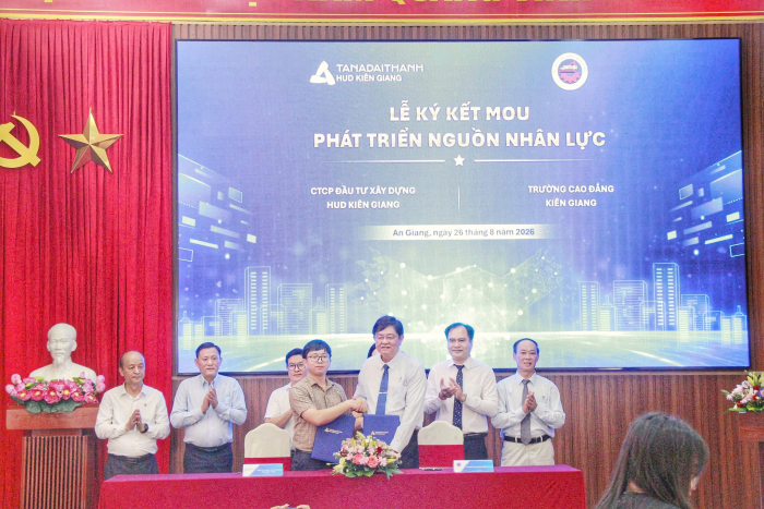 KÝ KẾT HỢP TÁC GIỮA KGC VÀ HUD KIÊN GIANG: THÊM CƠ HỘI, MỞ TƯƠNG LAI