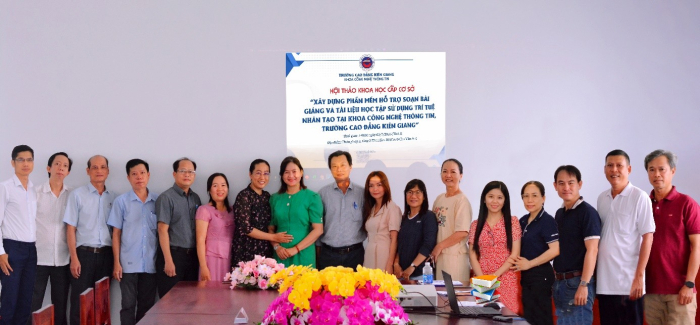 KHOA CÔNG NGHỆ THÔNG TIN HỘI THẢO CHUYÊN ĐỀ TRÍ TUỆ NHÂN TẠO – XÂY DỰNG PHẦN MỀM HỖ TRỢ SOẠN BÀI GIẢNG